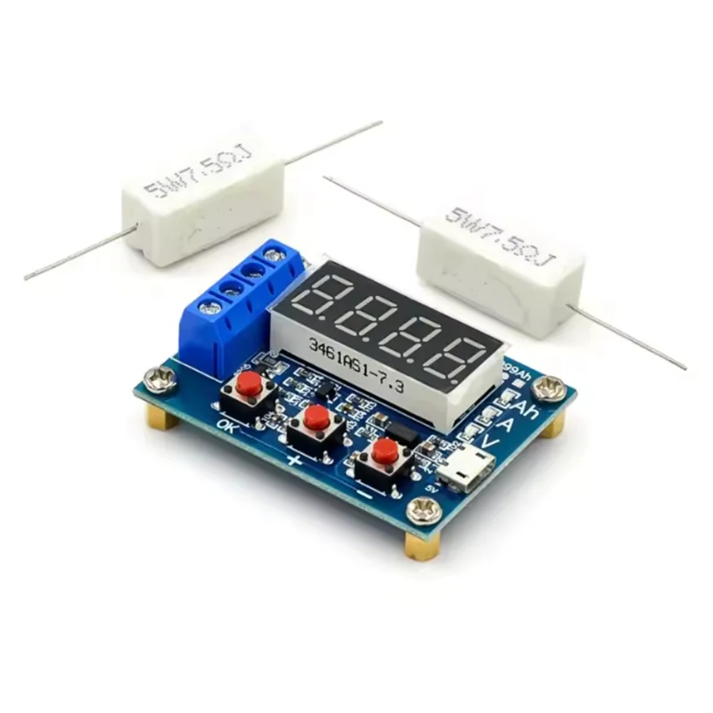 

ZB2L3 Battery Tester LED Digital Display 18650 Lithium Battery Power Supply Test Resistance Lead-acid Capacity Discharge Meter