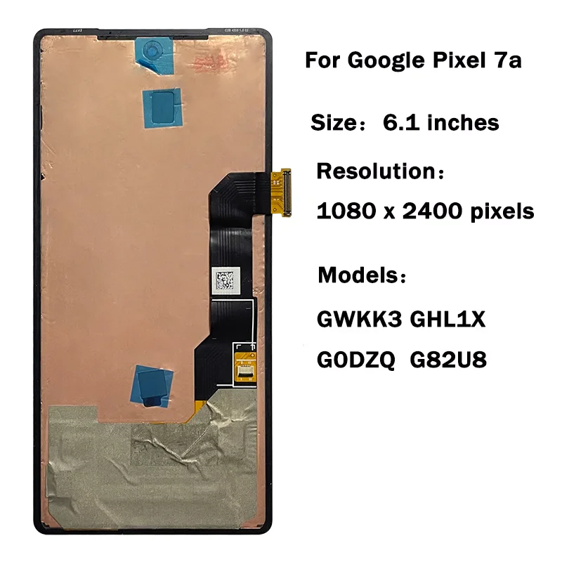 6.1“inch 90Hz For Google Pixel 7a LCD Screen Display Touch Panel Digitizer For Google Pixel 7A GWKK3 GHL1X G0DZQ G82U8 LCD