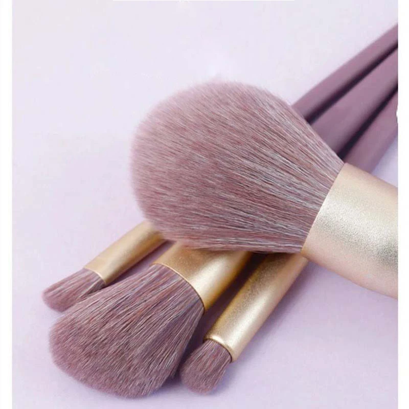 CALIYI 9PCS Makeup Brushes Soft Cosmetic Powder Eye Shadow Contour Highlight Lip Concealer Make up Tools High Quality Brush