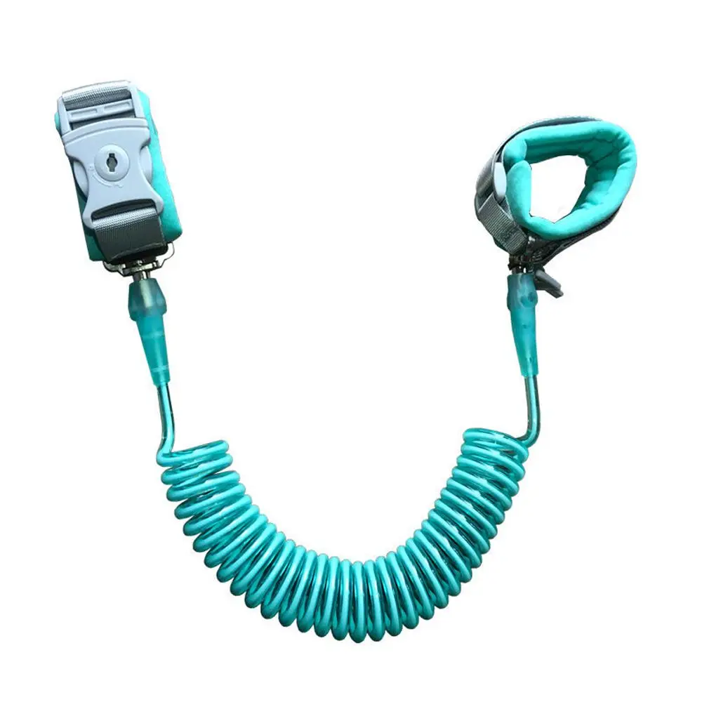 

Accessories Steel Wire Cotton Cloth Toddler Baby Walkers Belt Anti-lost Wrist Link Band Baby Traction Rope Children Harness