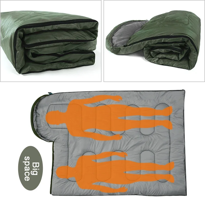 Sac de couchage d\'extérieur pliable ultraléger, camping, randonnée, printemps, automne
