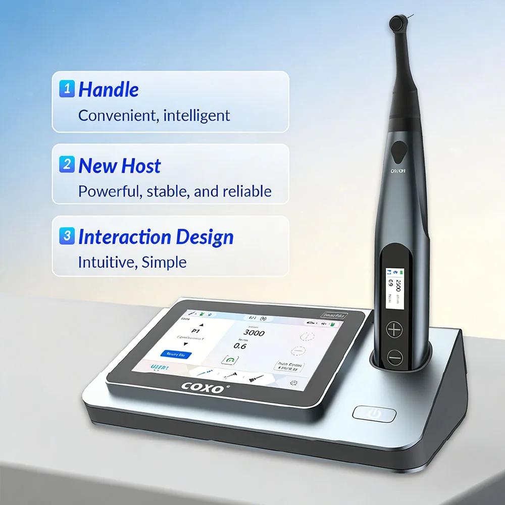 C-SMART-i PILOT Dentals Endo Motors Root Canal Preparation Large-size Color LCD 5 in 1 Functionality Contactless Super