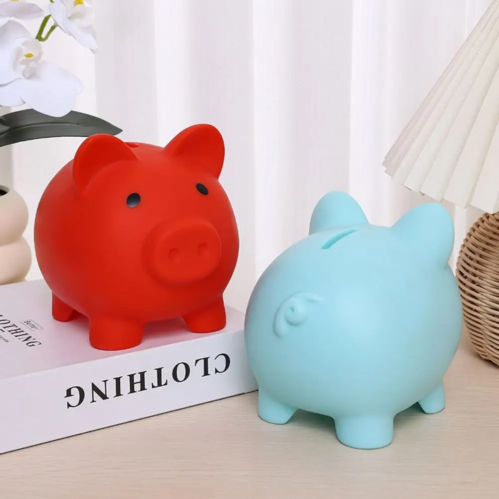 Cartoon Schwein Sparschwein Geld Bank Cartoon Genug kapazität Piggy Geld Sparen Box Kreative Makronen Stil Piggy Desktop Ornamente