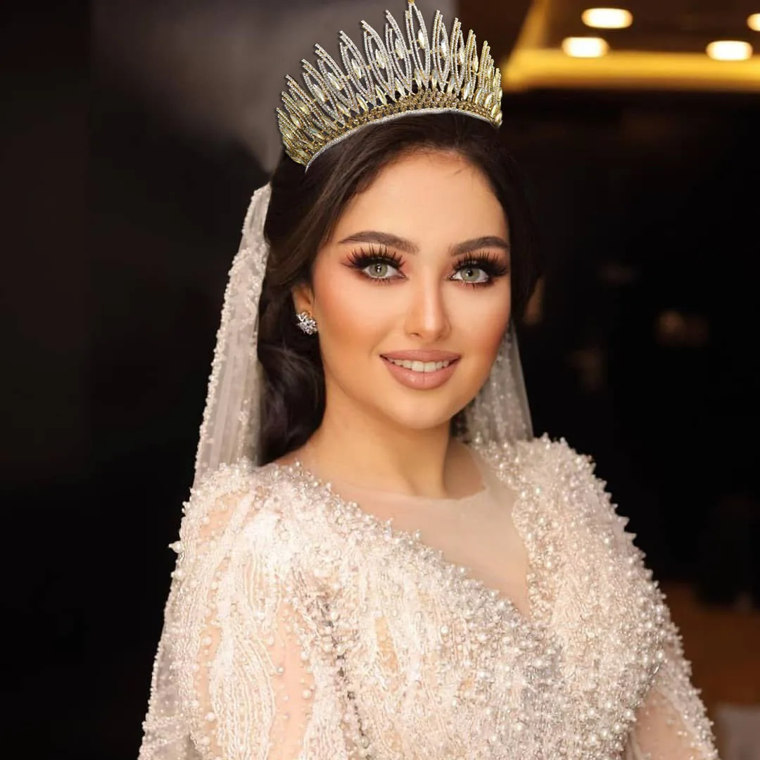 Cristal Tiaras Do Casamento para As Mulheres, Luxo Coroa De Noiva, Acessórios Do Cabelo Do Casamento, Headpieces, Pageant Cabeça Jóias, Rainha Coroa, A281