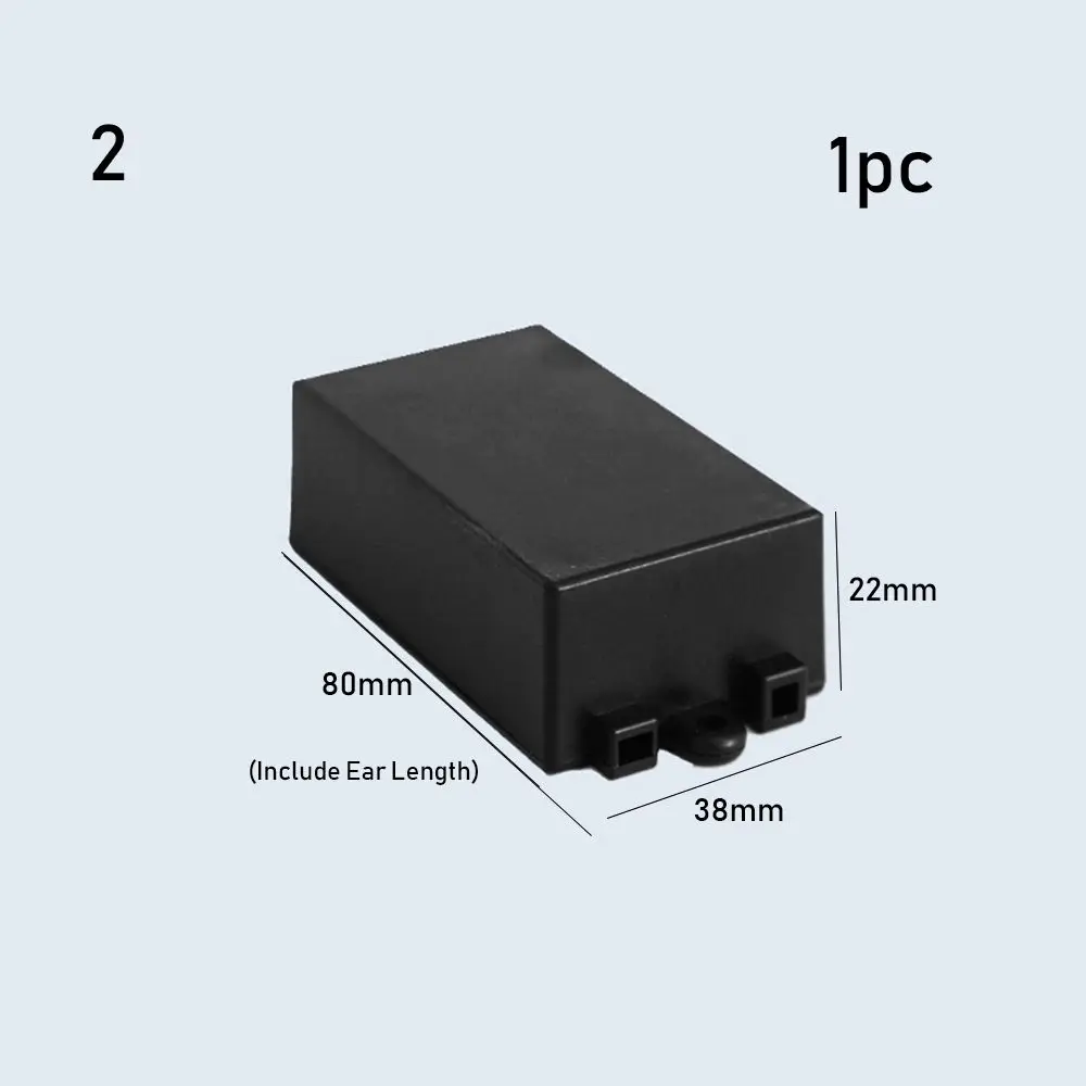 1/2pcs Black High Quality ABS Plastic Waterproof Cover Project Instrument Case Electronic Project Box Enclosure Boxes