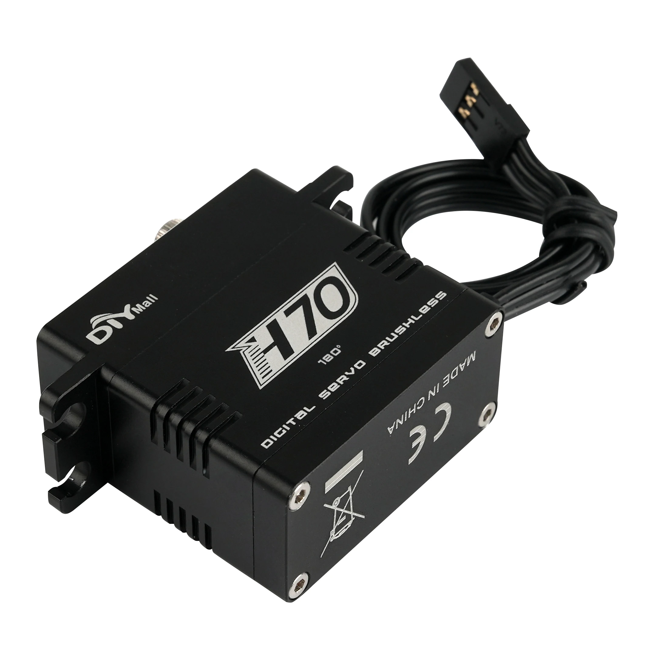 

Бесщеточный цифровой сервопривод H70 70 кг, 8.4В HV, IP67, водонепроницаемый, с металлическим редуктором, алюминиевый корпус, 180/270/360 градусов, для радиоуправляемых машин, краулеров, роботов