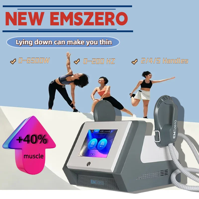 

EMSzero Neo 15 Tesla 6500W EMS Portable Muscle Slimming And Weight Loss Engraving Body Sculpting Machine Salon