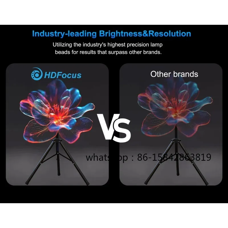 4K 3D Holographic Projector 3D Advertising Holographic Display LED High-end Holographic Equipment