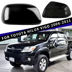 Suitable for Toyota Hilux Vigo 2006 2007 2008 2009 2010 2011 left and right rearview mirror cover accessories black