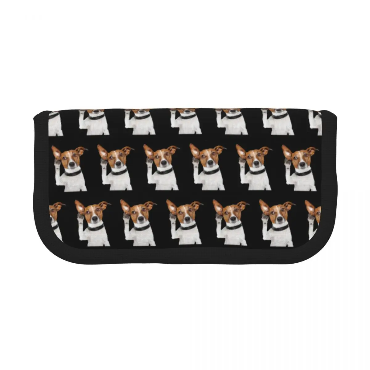 

Jack Russell Terrier Dog Funny Pencil Cases for Student Gifts Pen Box Pencil Bag Large Capacity Pencil Pouch Pen Holder