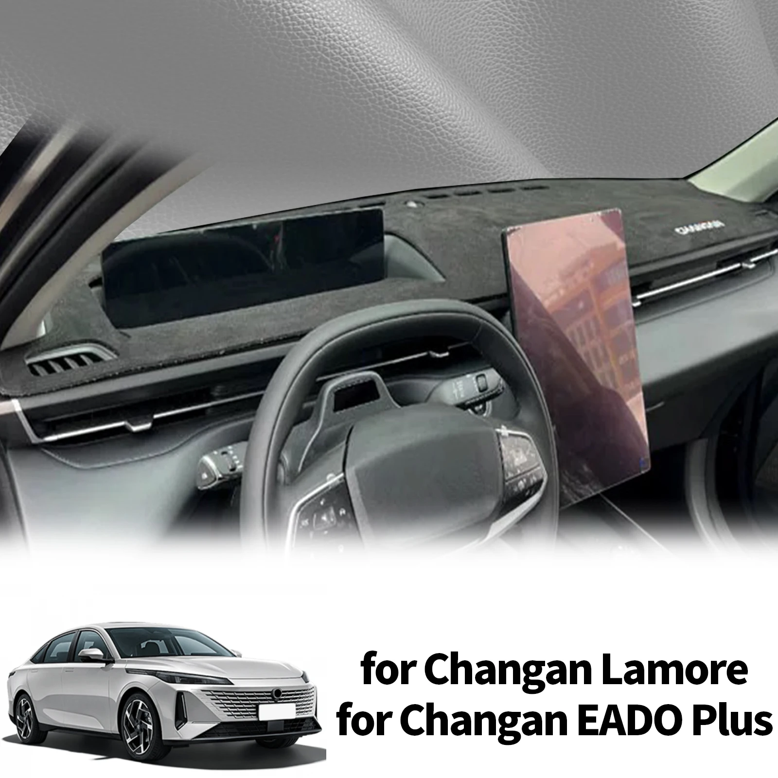 

fit for Changan Lamore 2023-2025 EADO Plus LOGO Car Accessories DashMat Sunshade Dashmat Dashboard Cover Pad Protective Carpet