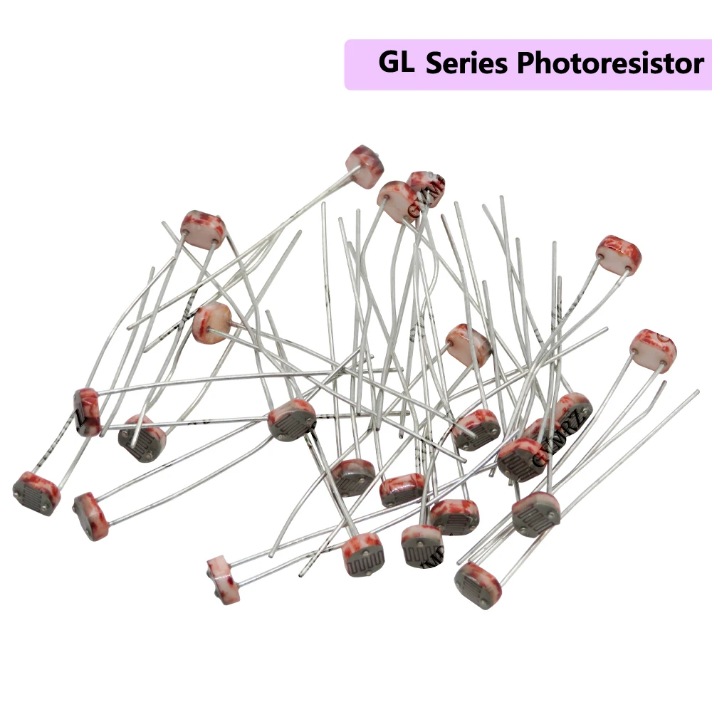 GL GL5537 GL5539 GL5549 Series Photoresistor Light Dependent Resistor LDR GL5506 GL5516 GL5528