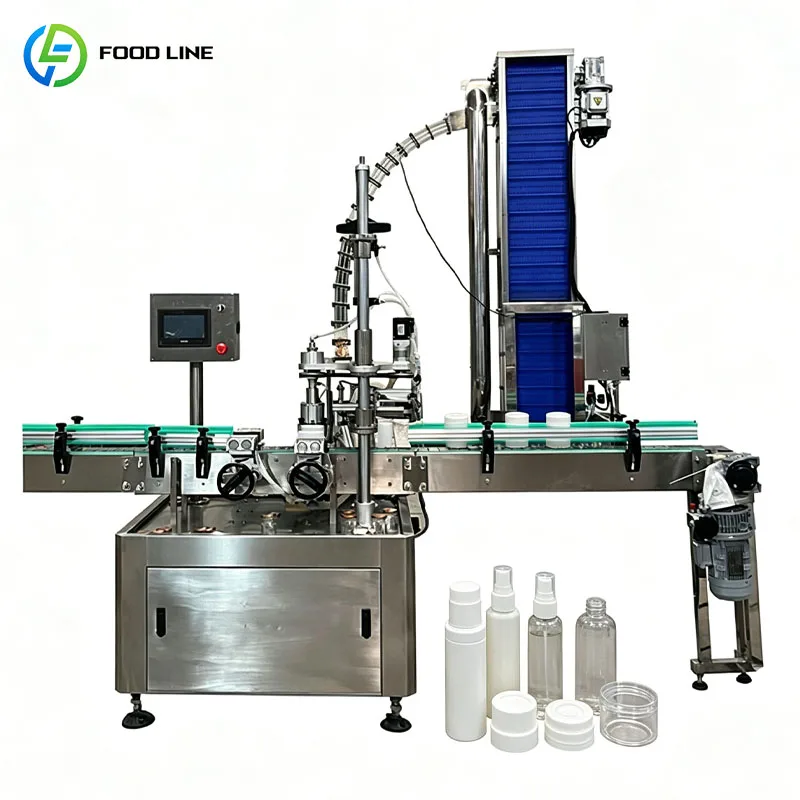 Industrial Bottle Capping Machine Automatic Rotary Capper For Glass Bottle Factory Customized