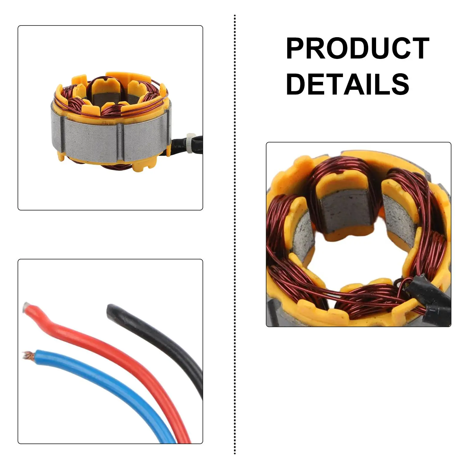Wrench Stator Coil for Power Tool Repair 180mm Diameter with 26 5mm Inner Diameter Suitable for Wrench Stators