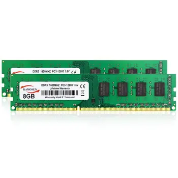 Paměť DDR3 2GB 4GB 8GB pro stolní počítače 1066 1333 1600 MHz PC3 8500 10600 12800U DDR3 240pinová 1,5V UDIMM 8 nejlepší prodej 1x16GB ddr3 - №5