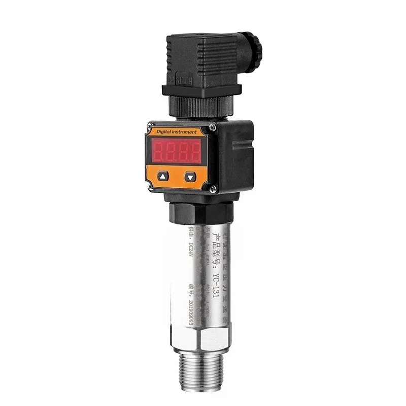 Water supply high-precision pressure transmitter 1.6mpa with digital display 485 sensor   hydraulic 4-20ma probe