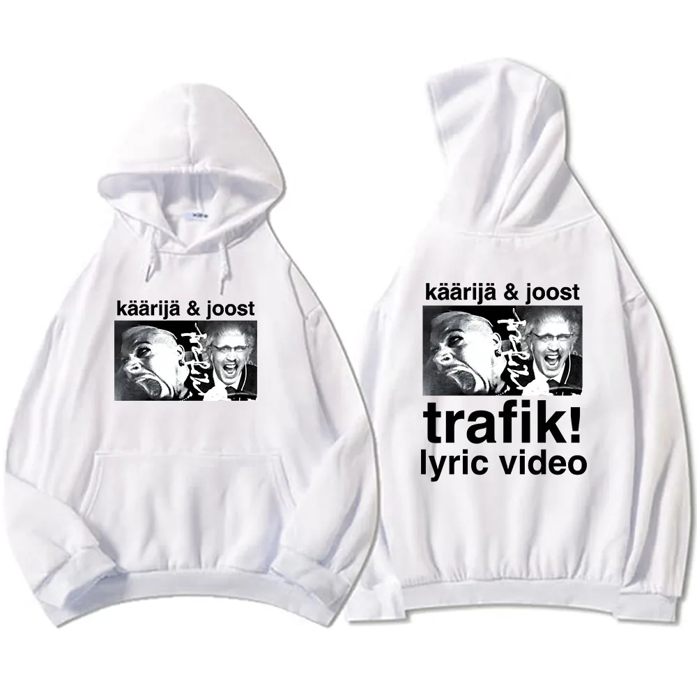 Trafik Lyric Video Käärijä & Joost Graphic Hoodies Men Women Clothes Streetwear Hip Hop Winter Long Sleeve Soft Sweatshirts