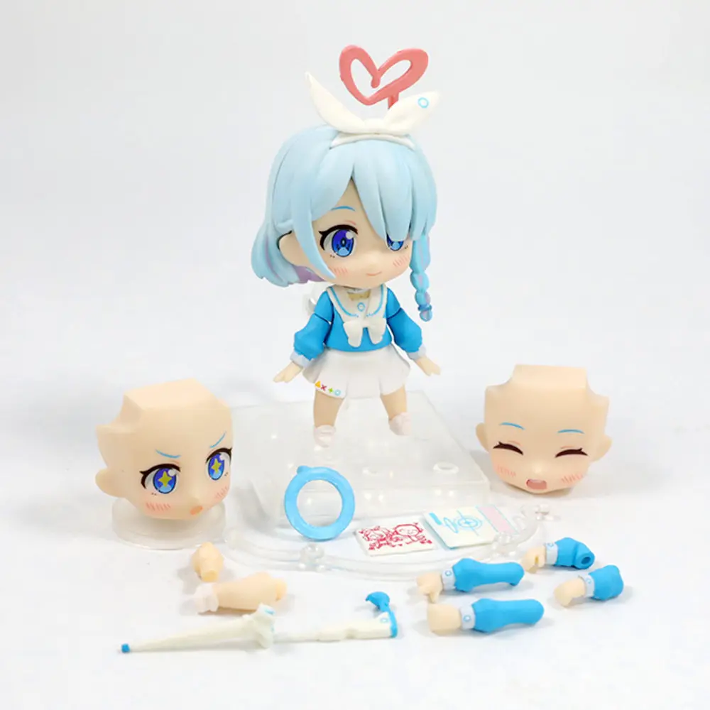 Anime Arona Chibi Nendoroid Posable Action Figure Model From Blue Archive Desktop Decoration Ornament For Anime In Stock