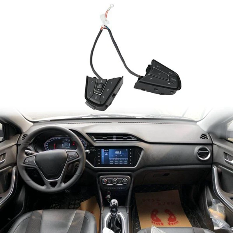 Multi-Function Steering Wheel Buttons Cruise Volume Bluetooth Phone Buttons For Chery Tiggo 2/3X Arrizo 5