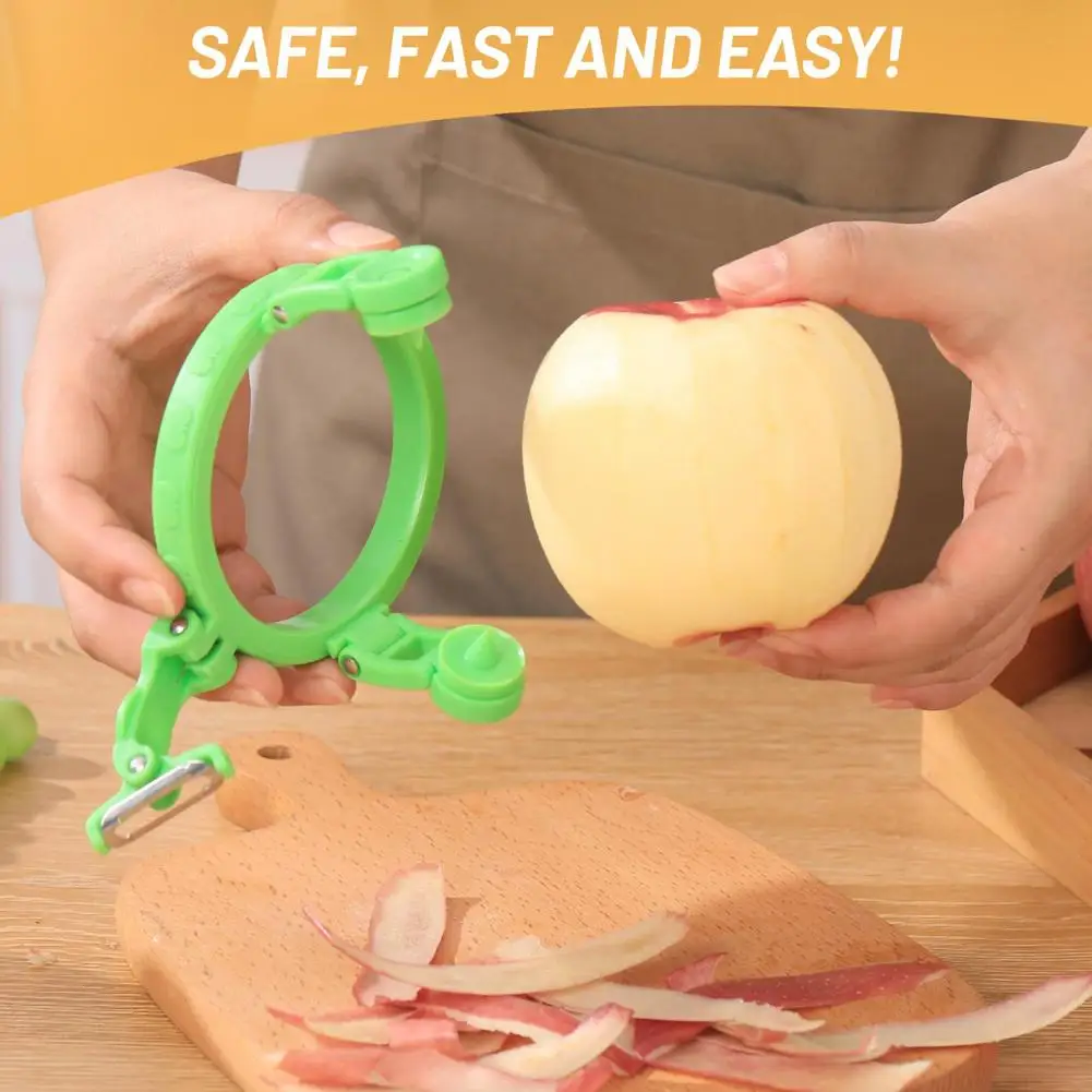 Pelador de frutas de mano para manzana, pelador de verduras estilo basculante, utensilio de cocina que ahorra tiempo, pelador de frutas de mano para manzana