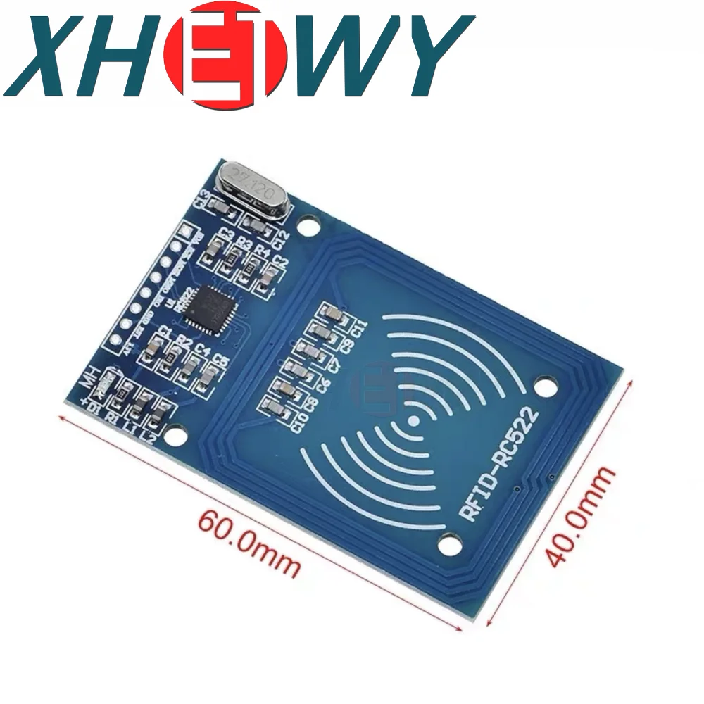 Lector de módulo de inducción de tarjeta, llavero de tarjeta Fudan S50, piezas, RC522, RFID, RF, IC, 1 MFRC-522