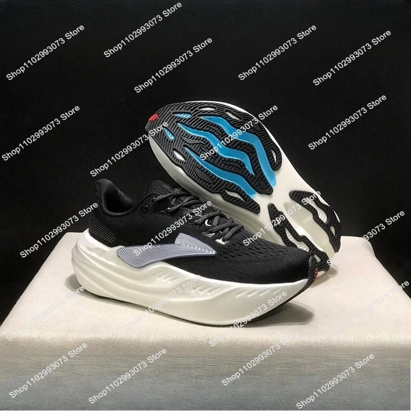 Heren Dames Glycerine Max hardloopschoenen Ademende mesh-atletische sneakers Gedempte dikke zool Casual trainers voor hardlopen op de weg