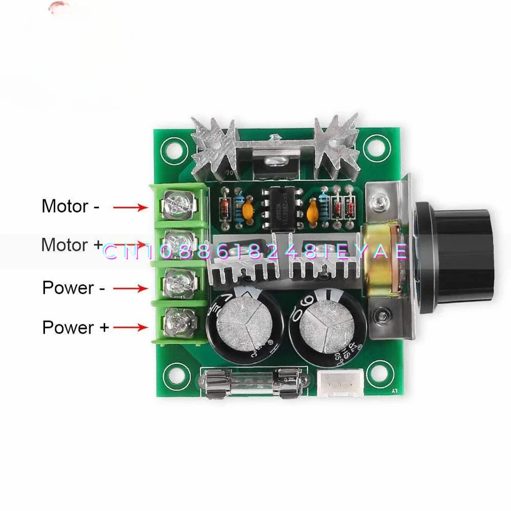 ตัวควบคุมมอเตอร์ Pwm, โมดูลสวิตช์ปรับความเร็วปั๊มแบบต่อเนื่อง ประสิทธิภาพสูง 12v-40v 10a
