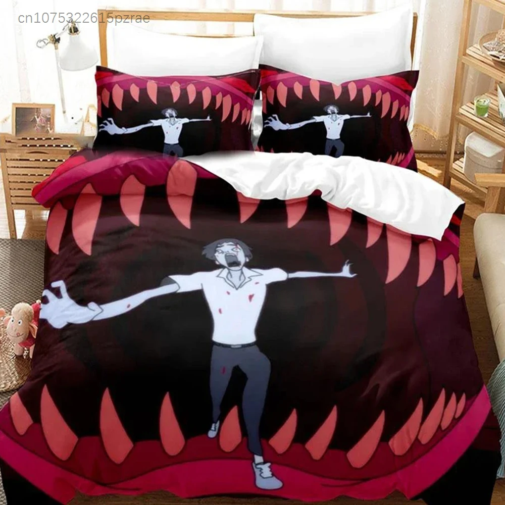 Anime Devilman Crybab Bedding Set Duvet Cover Bedroom Comforter Covers Single Twin King ​Size Quilt Cover Home Textile