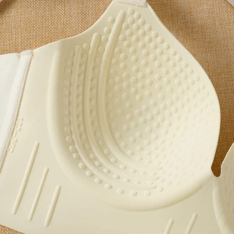 حمالات صدر جديدة بدون خياطة للنساء بلون سادة مقاس كبير حمالة صدر مضادة للترهل من الجانب لضبط الثدي 34-40 كوب BCD #5