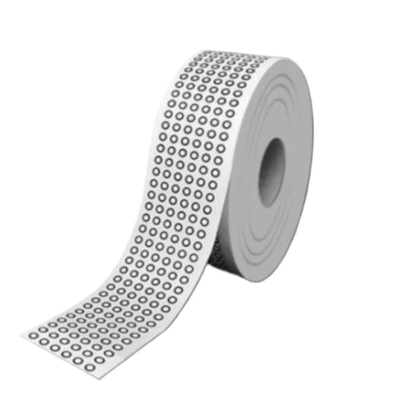 Copy machine scanner marking point label, matte black dot sticker marking point