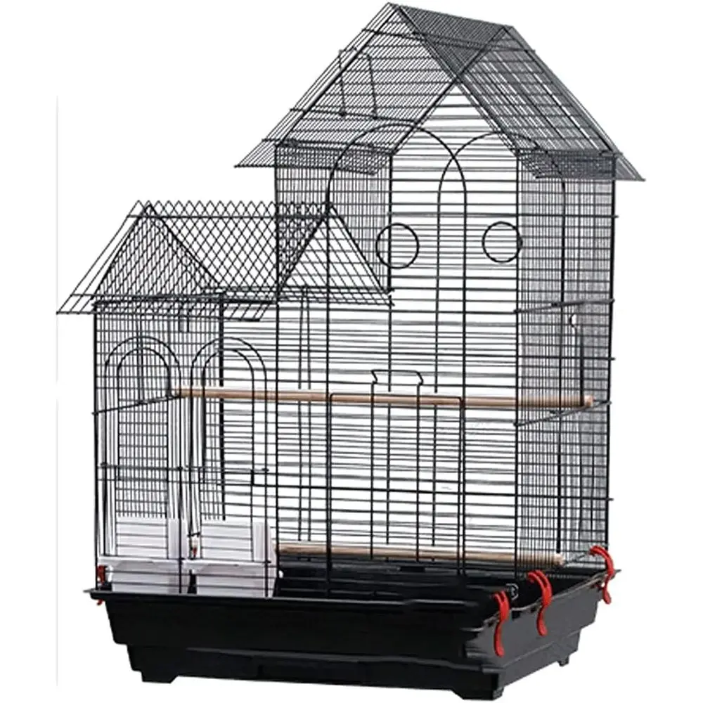 

Большая клетка для птиц 52x41x76 см для мелких попугаев, неразлучников, конур и волнистых попугайчиков
