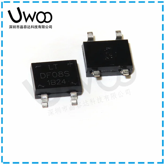 100%Original New DF08S DF08S  1.5A 800V SOP-4  DF11-14DP-2V  DF11-14DP-2V