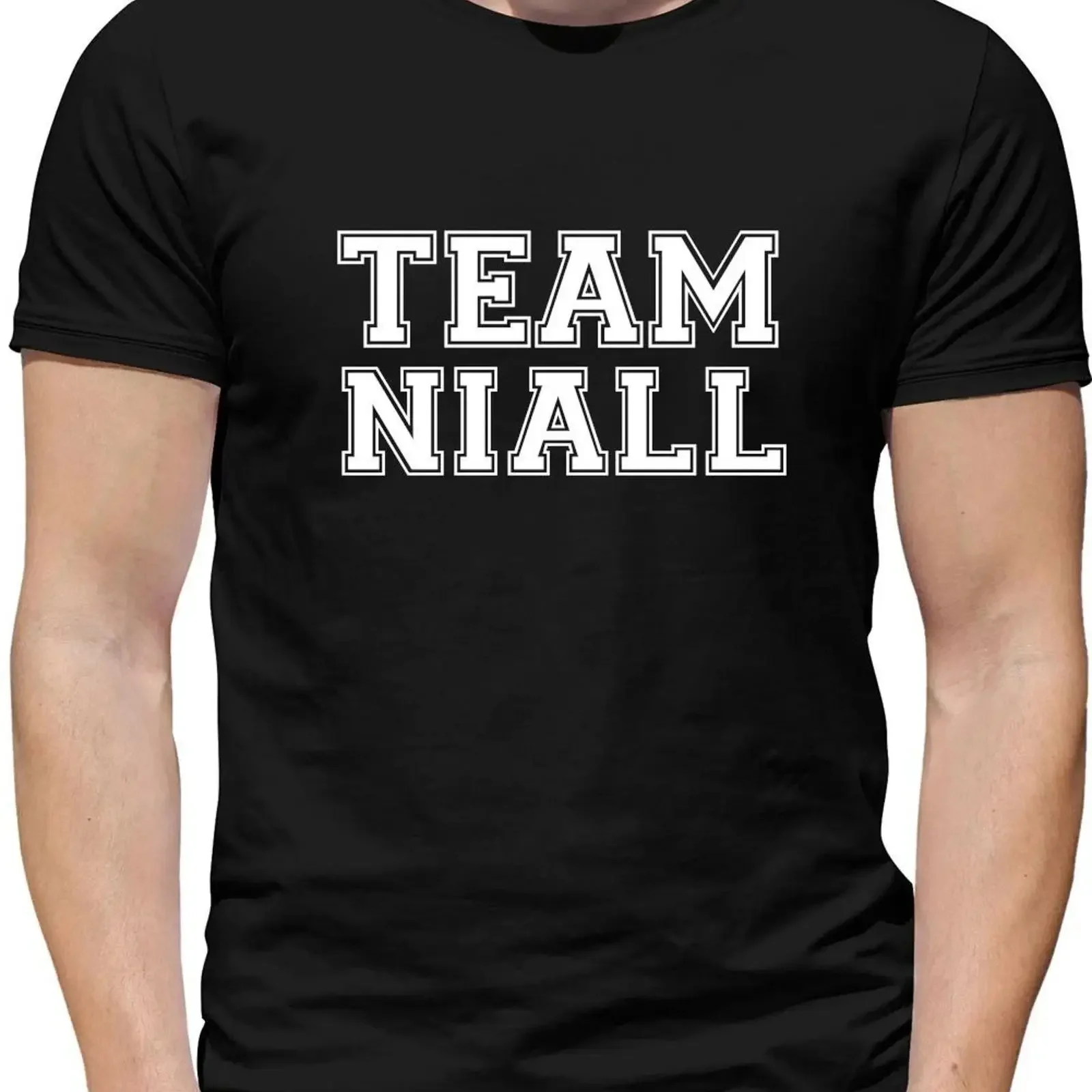Team Niall Herren T Shirt Musik Musiker Gig Tour Liebe Sänger Song Horan vintage Washed Comfortable Top For Everyday Wear