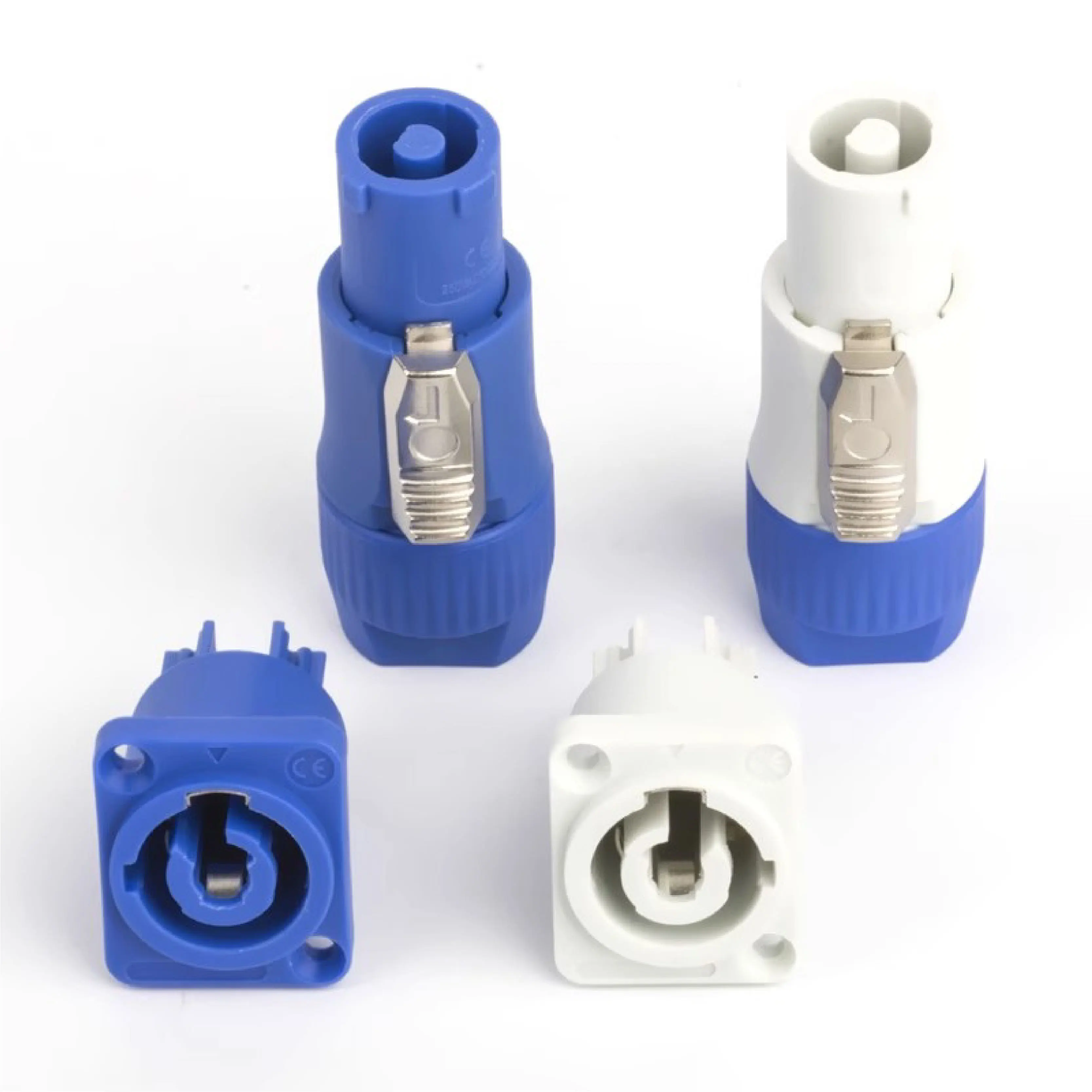 Powercon 3 Pin Connector Lockable Cable Plug Socket for Electric Drill LED Screen Stage Lighting Power Connecting