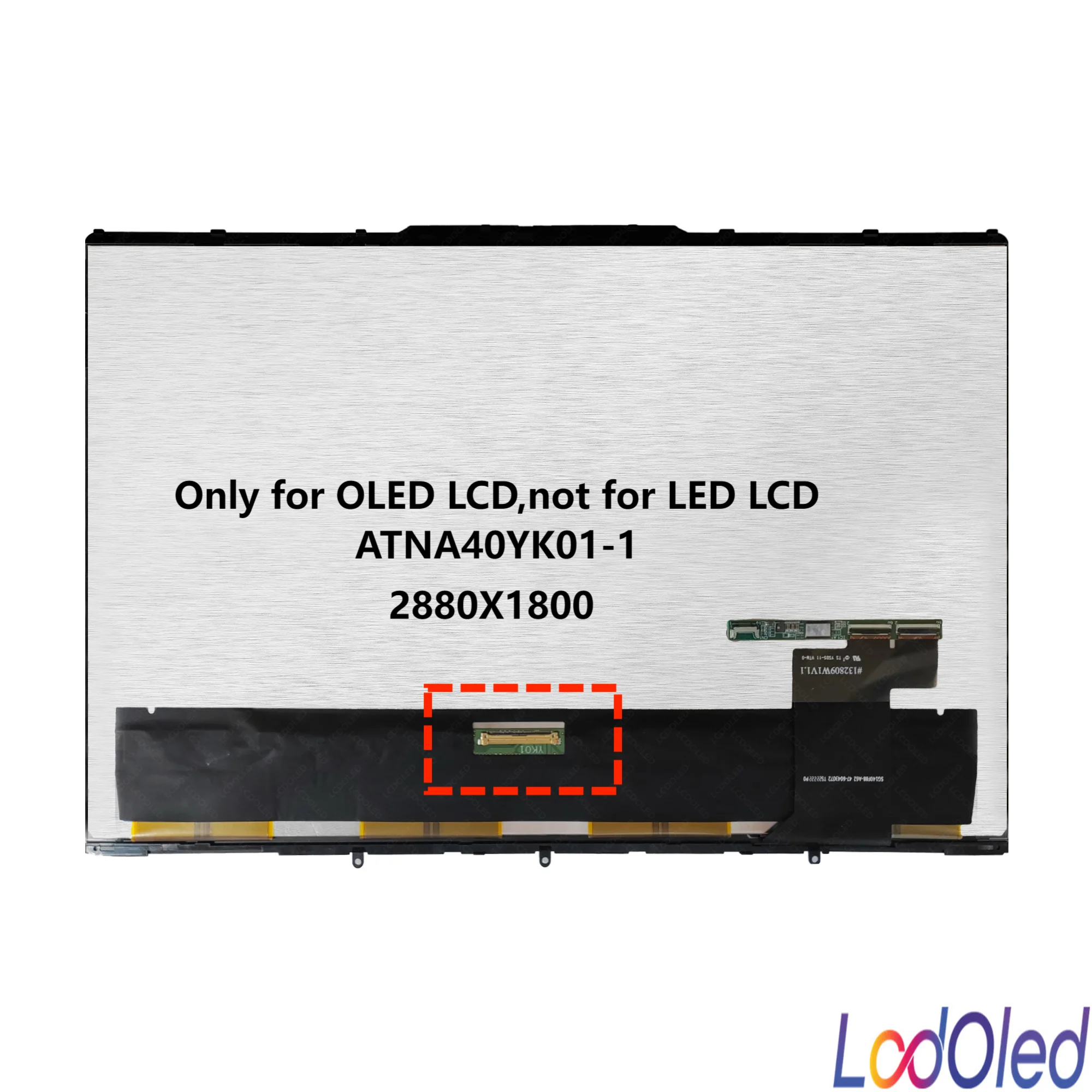 Imagem -03 - Lcd Display Touch Screen Digitador Montagem com Frame 14.0 Led Oled Ips para Lenovo Yoga 14arb7 82qf 2240x1400 2880x1800