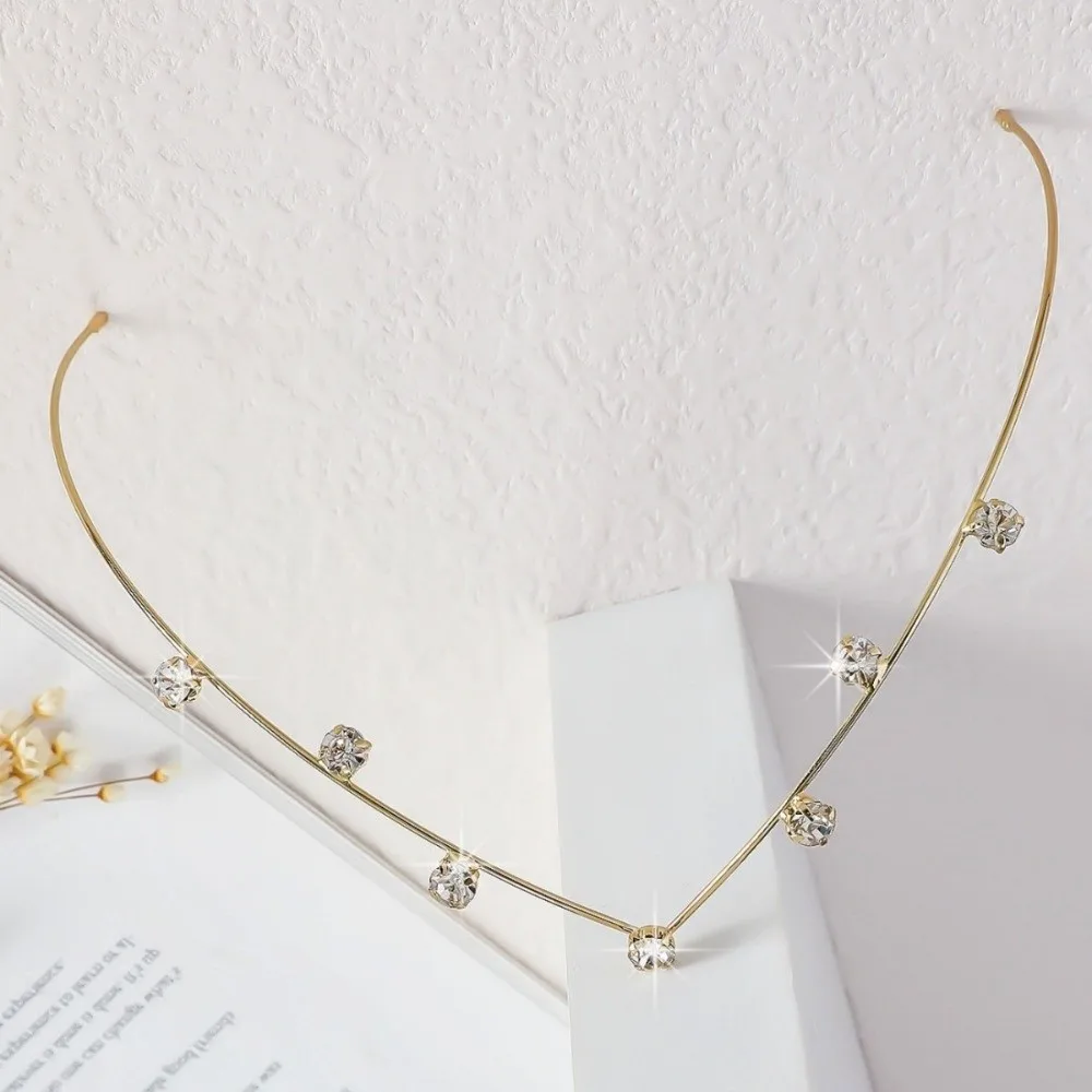 Fashion Gold Color Leaf Hair Band Star Alloy Rhinestone Headband Hair Accessories Tassel Pearl Headpiece Wedding