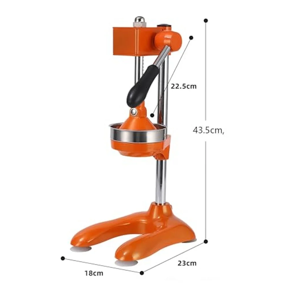 Commercial Citrus Juicer Manual Presser Press Freshly Orange Lime Lemon Like a Professional Chef(Orange)