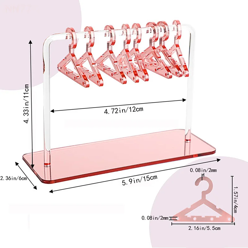 Kleiderbügel geformt Schmuck Halter personalisierte Ohrringe Display Racks hängende Kleidung Ständer Lagerung Schmuck Organizer Halter