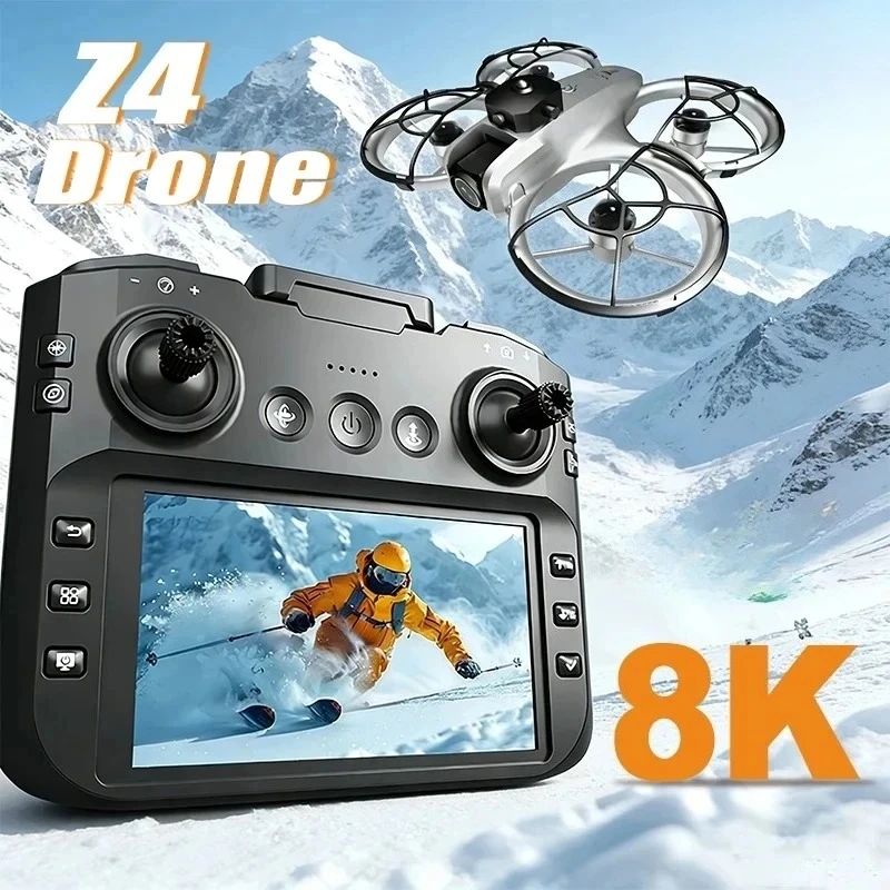 Original Z4 Drone 8K HD Camera 5G WiFi Drone With Headless Mode Brushless Motor Long Battery Life For Aerial Photography
