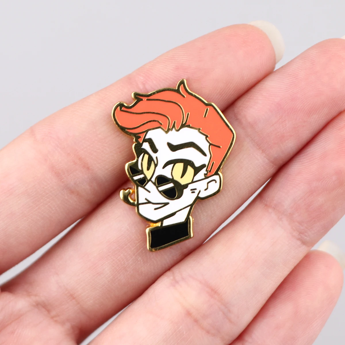 Fantasy TV Series Good Omens Hard Enamel Pin, Lapel Pins para Mochila Masculina, Badges, Broches para Roupas, Acessórios de Jóias, Presentes