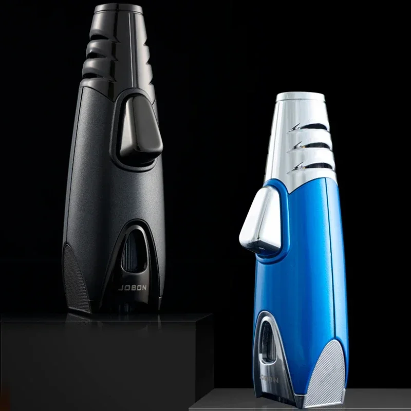 Jobon Cigar Lighter Mini Ignition Gun Gas Lighters Smoking Gadgets Butane Torch Lighter Kitchen Lighter Very Cool Gift For Men