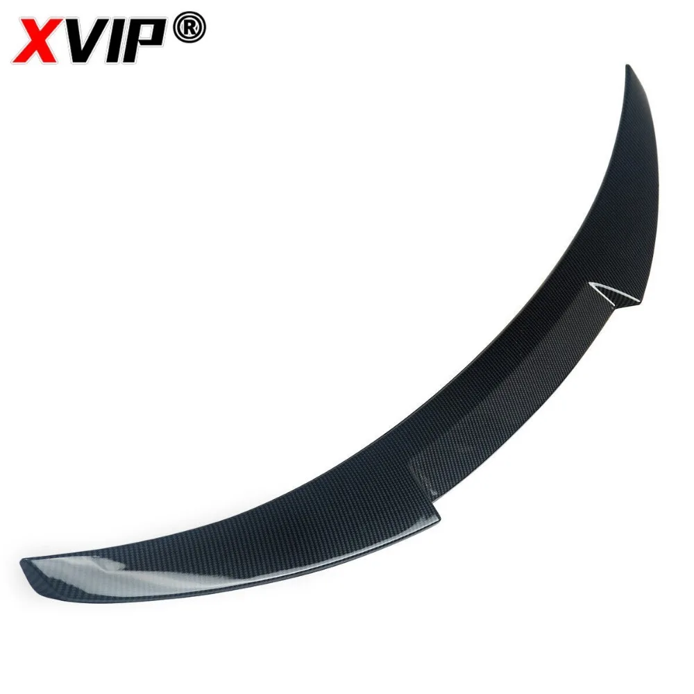 XVIP M4 Style Trunk Lid Spoiler Wing Modified Ducktail Lip Black Carbon For BMW 12-18 3 Series F30 F80 Sedan 328i 330i 335i 340i