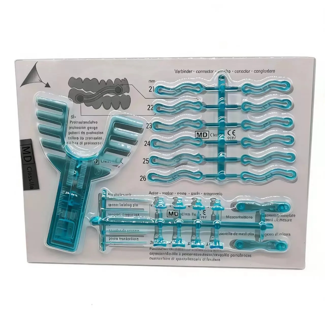 1 Kit Dental Lab Silensor Sl Anti Snoring Device Parts Kit Gauge Connectors  Professional Mandibular Advancement System Pack