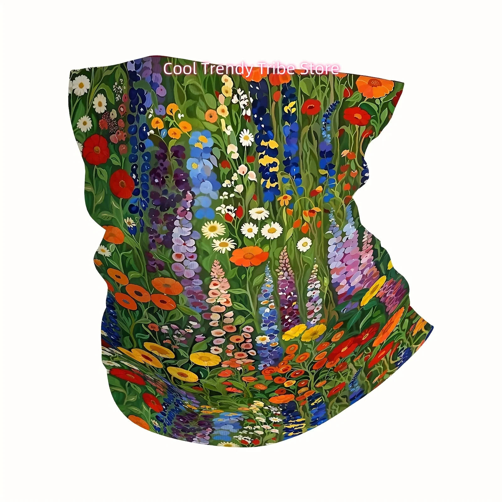 Floral, Garden, Colorful Print Scarf, Multi-Functional Mask And Neck Mask, Suitable for Outdoor And Unisex Headscarves, Family G