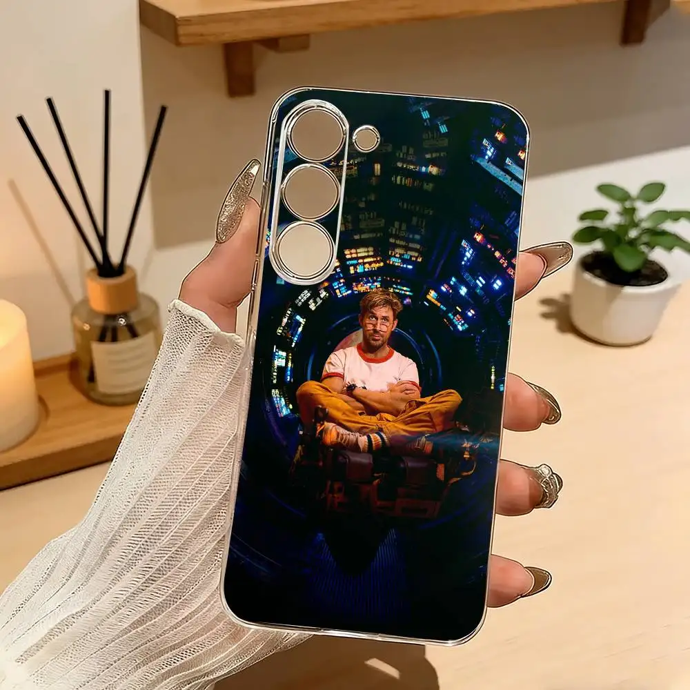 Funny Ryan Gosling Rapper Phone Case For Samsung Galaxy A71,A70,A52,A51,A40,A30 Transparent Cover
