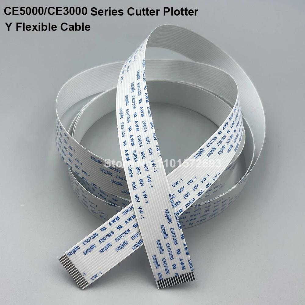 CE5000 Cutting Plotter Y Flexible Date Cable for Graphtec CE5000-60 CE5000-120 CE3000-60 CE3000-120 Cutter Trolley Date Cable