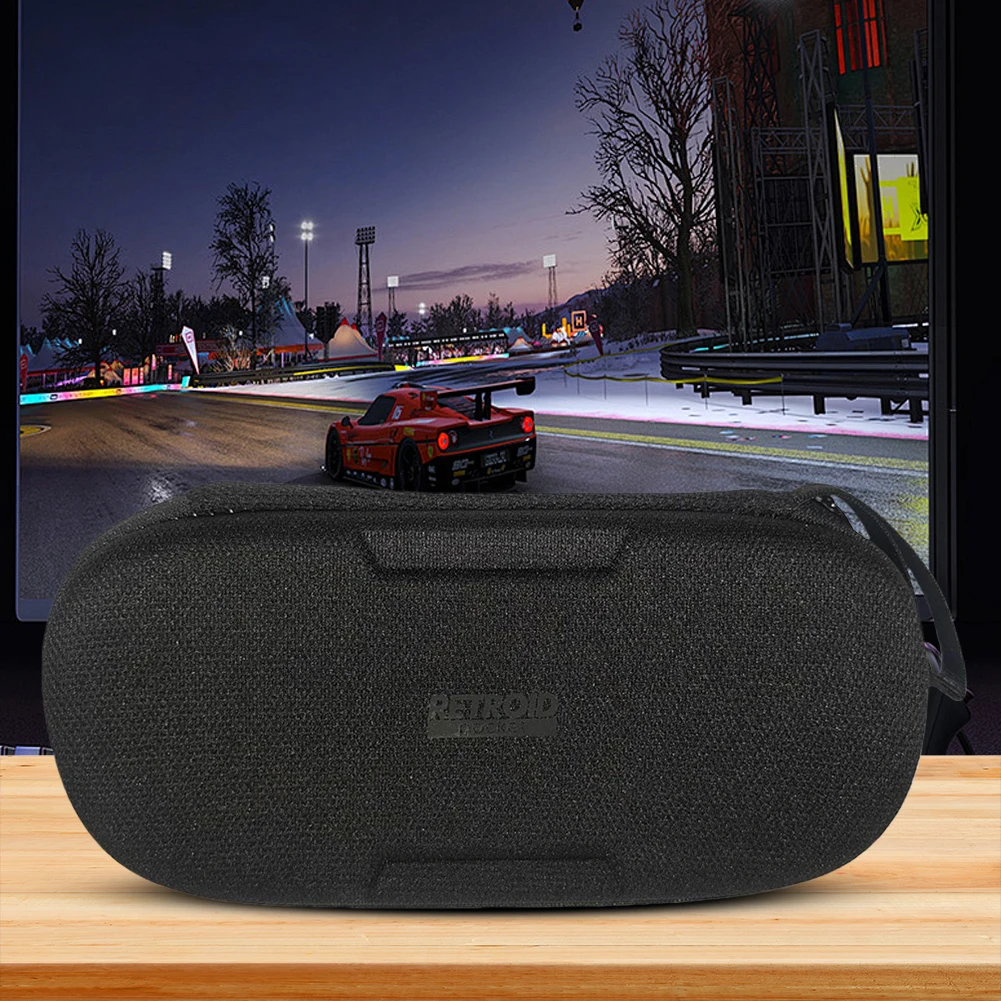 Protable 운반 케이스 충격 방지 여행용 보호 케이스 Retroid Pocket 5 용 메쉬 포켓이있는 긁힘 방지 여행용 보관 가방