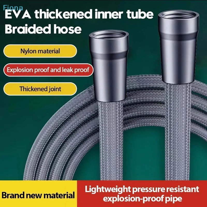 ✔1.5/2M Anti Winding Handheld Shower Hose GI/2 Flexible Shower Tube High Pressure Universal Interface Bath Shower Nylon Pipe