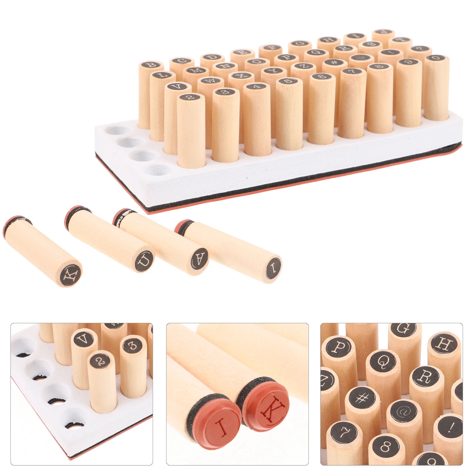 Letter Number Stamp Tool Cylinder Seal Notebook Stamps Mini Hand Account Scrapbook