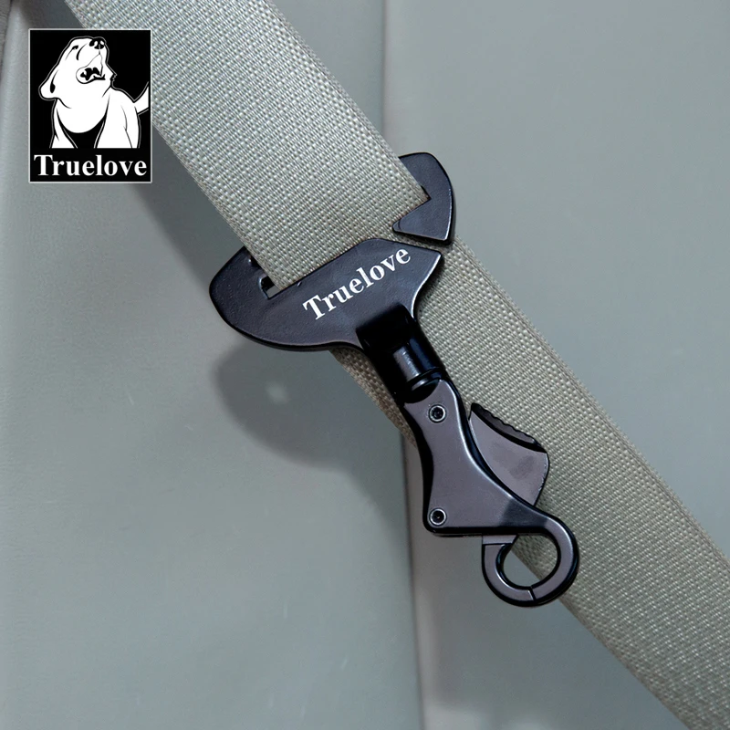 Truelove Car Seat Belt Safety Buckle Belt Collar or Harness Lightweight Aluminum Alloy Portable TLM1992/93